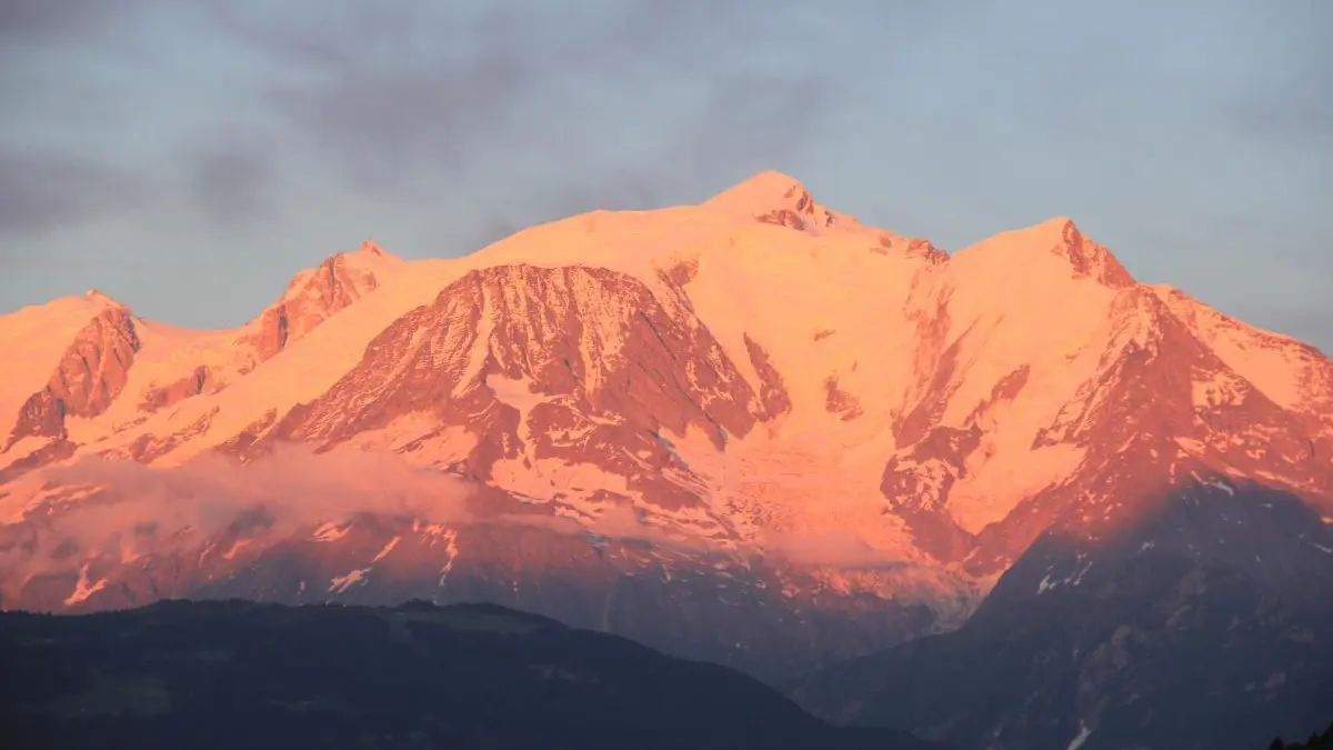 Vue sur le Mont-Blanc