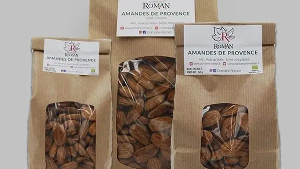 Les amandes bio du Domaine Roman