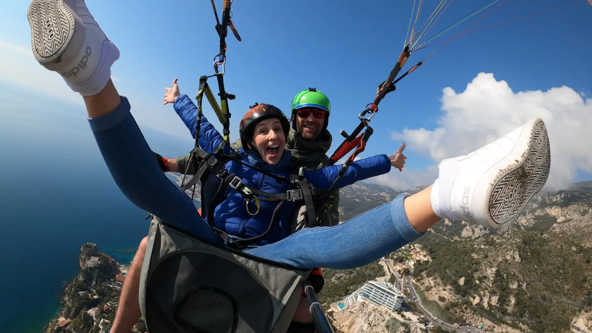 Tandem parapente Monaco Maybourne riviera