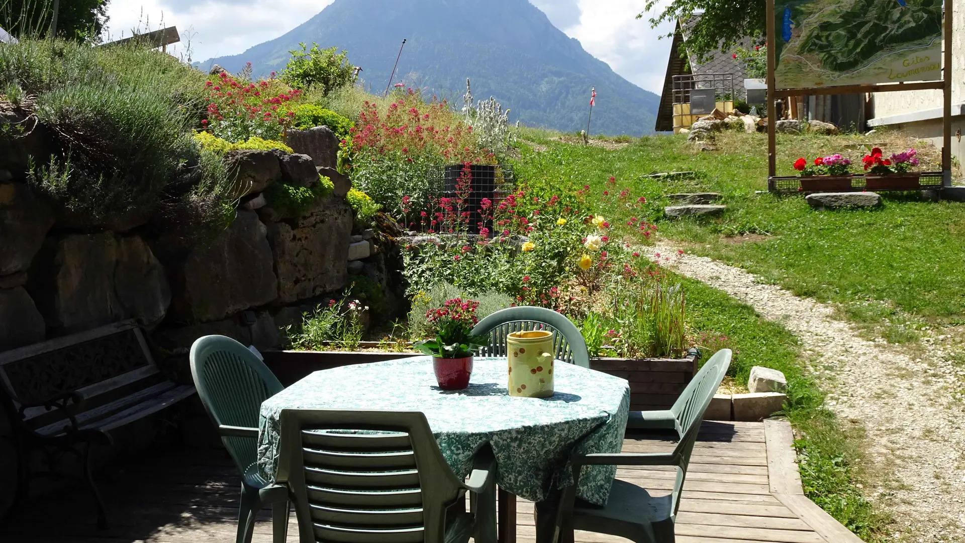 Terrasse de Lou Mansou