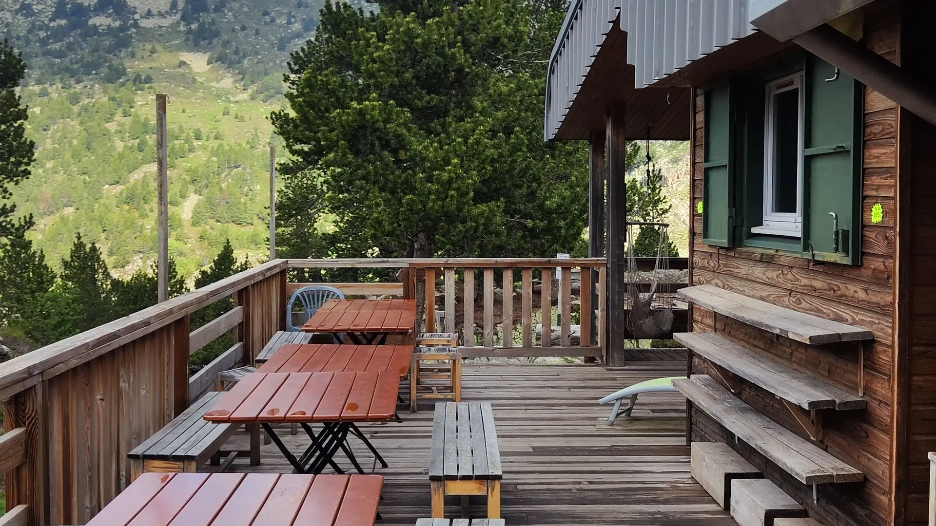 Terrasse du refuge