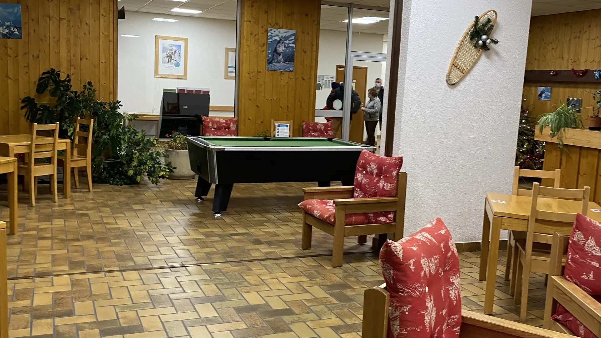 Salle commune de la résidence