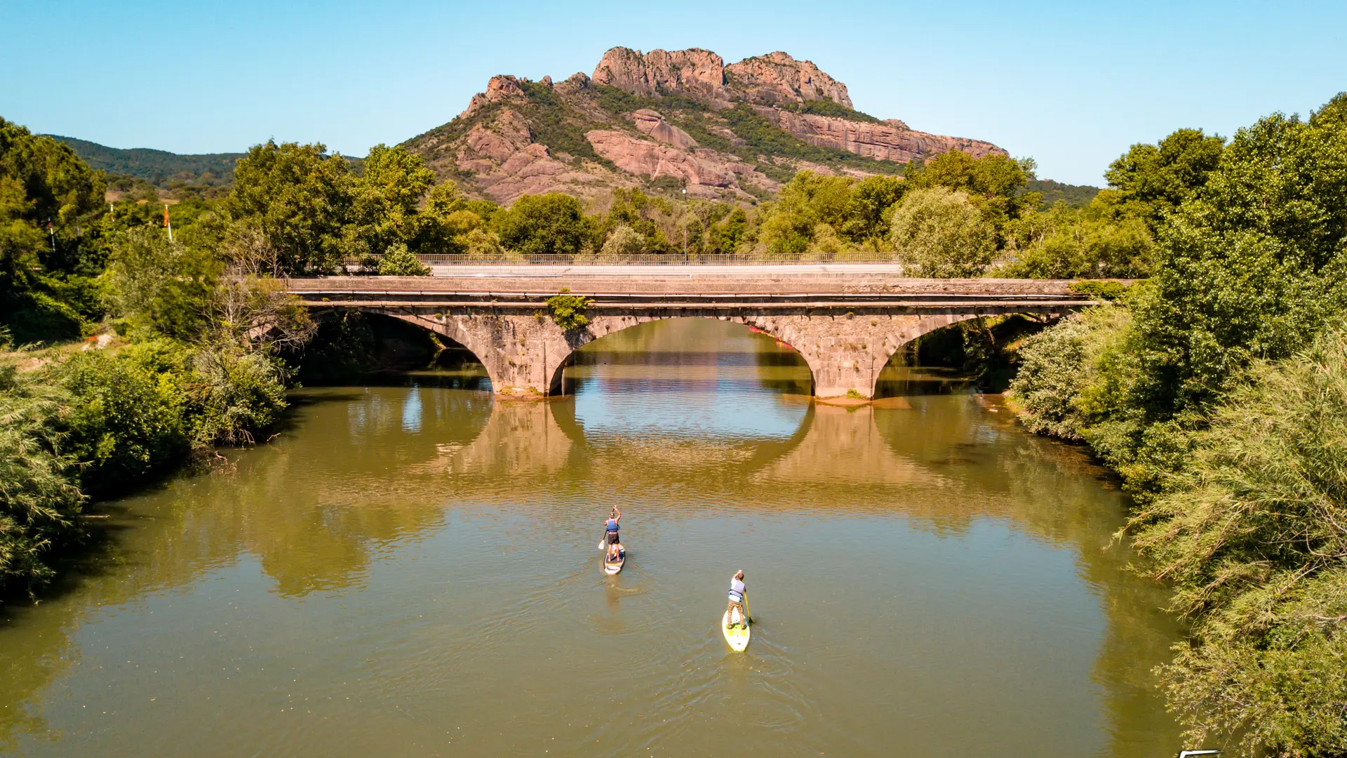 Paddle sur l'Argens