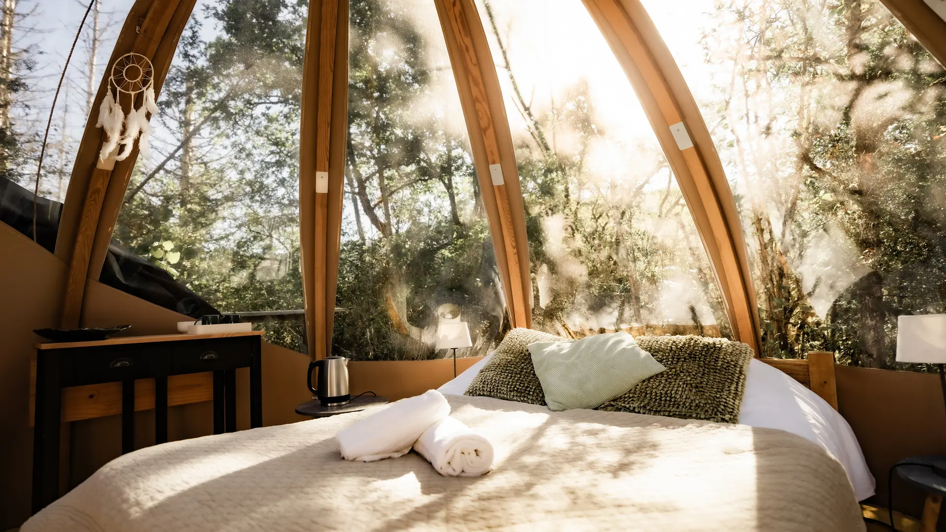 La bulle à ossature bois des Géorennes_Champfromier