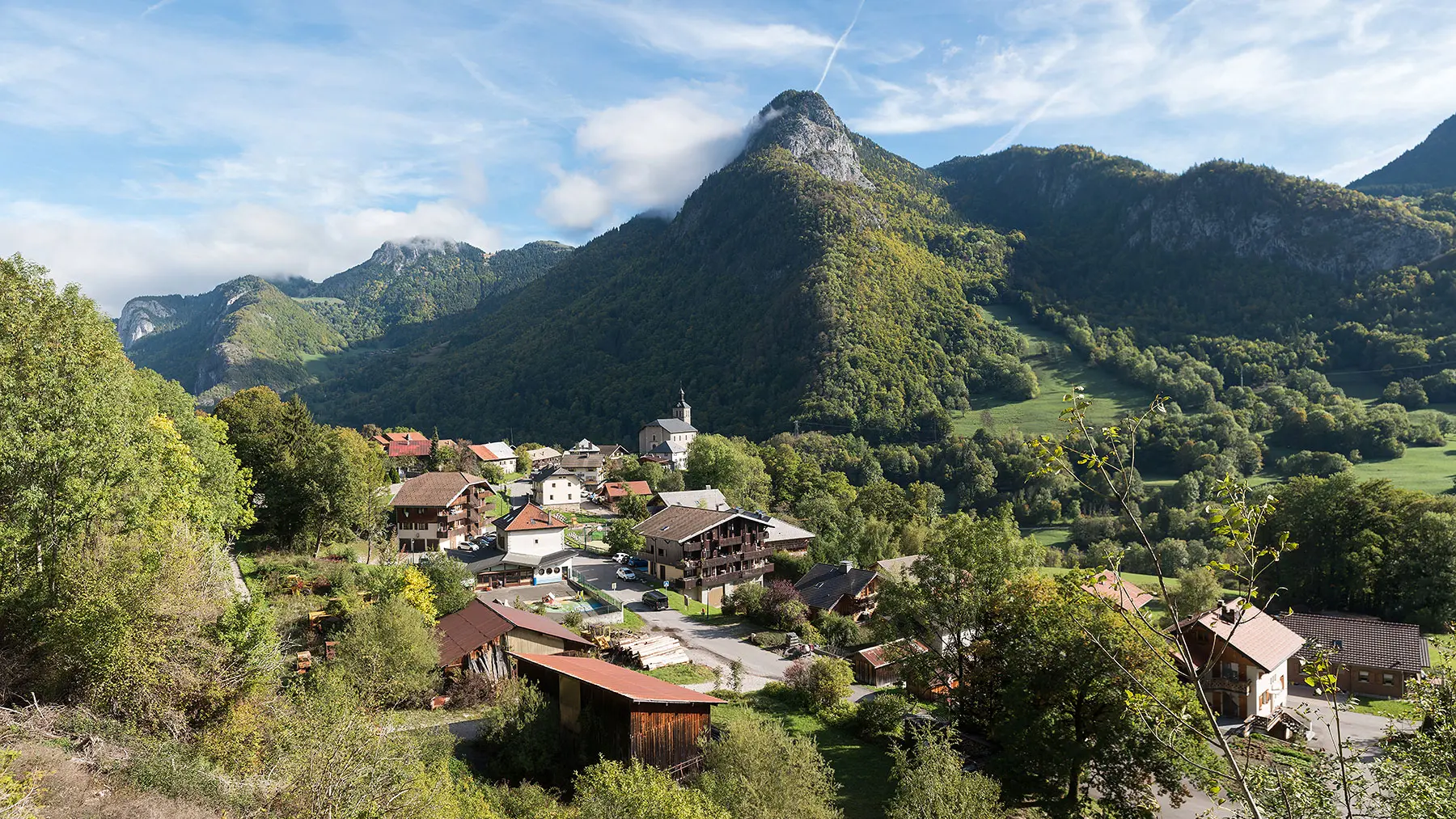 Le village de La baume