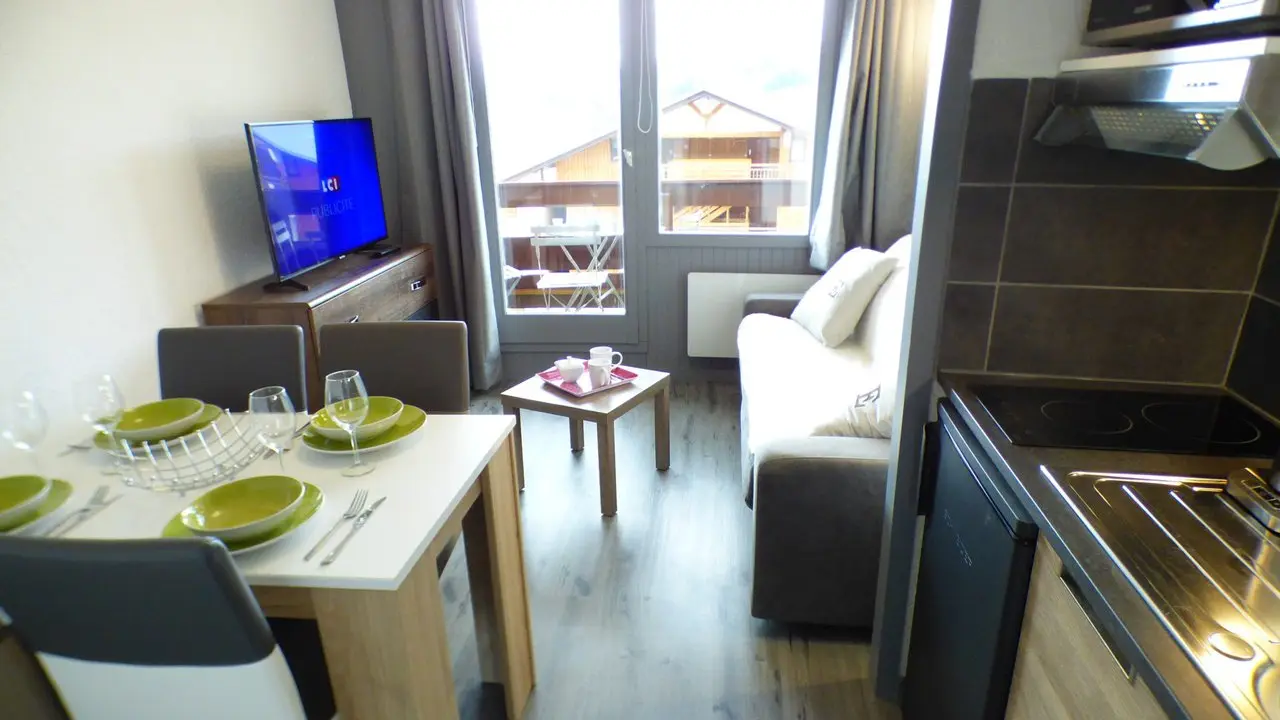 Studio 4 personnes - Jardin Alpin - Epervière - 108_Les Saisies