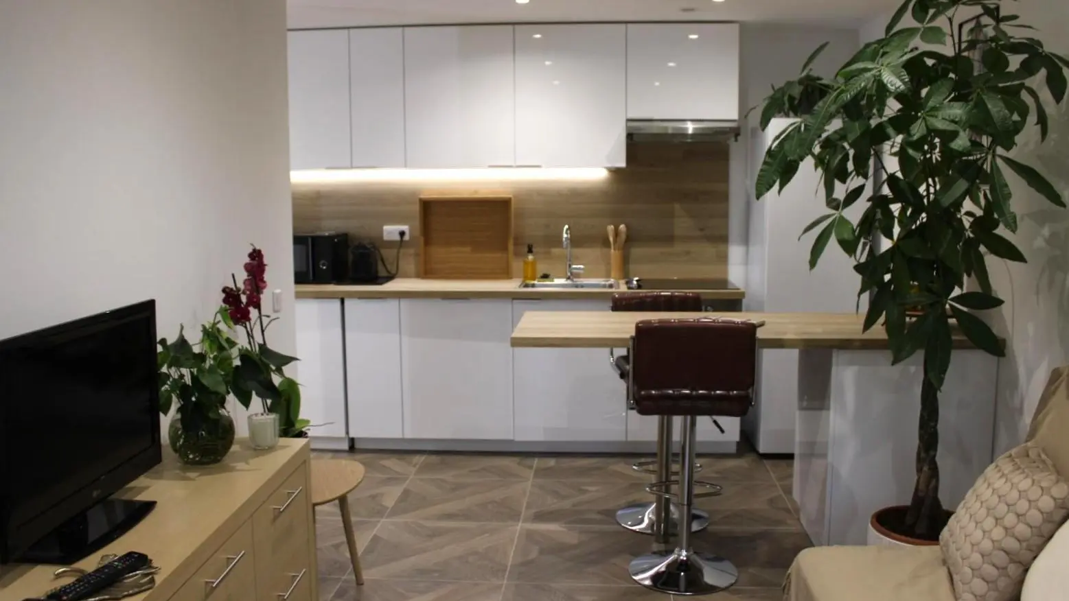 City Break Le Patricia-Pièce de vie-Gîtes de France Alpes-Maritimes