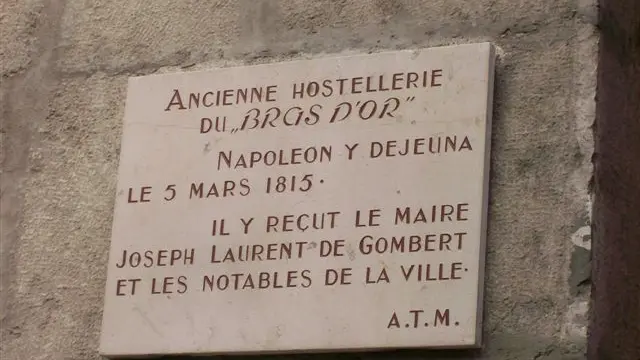 Plaque rue Saunerie
