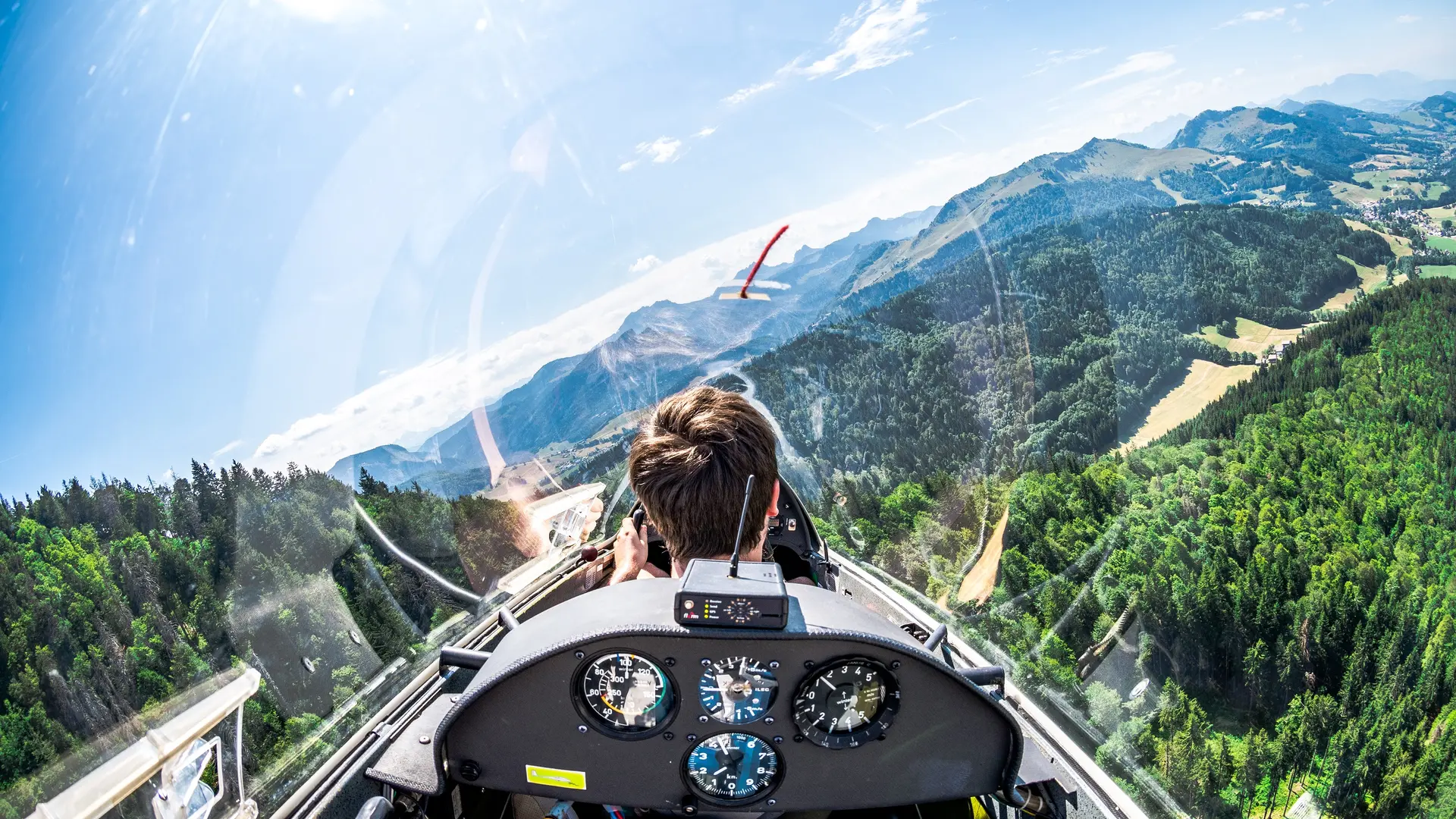 Survol des montagnes du Chablais