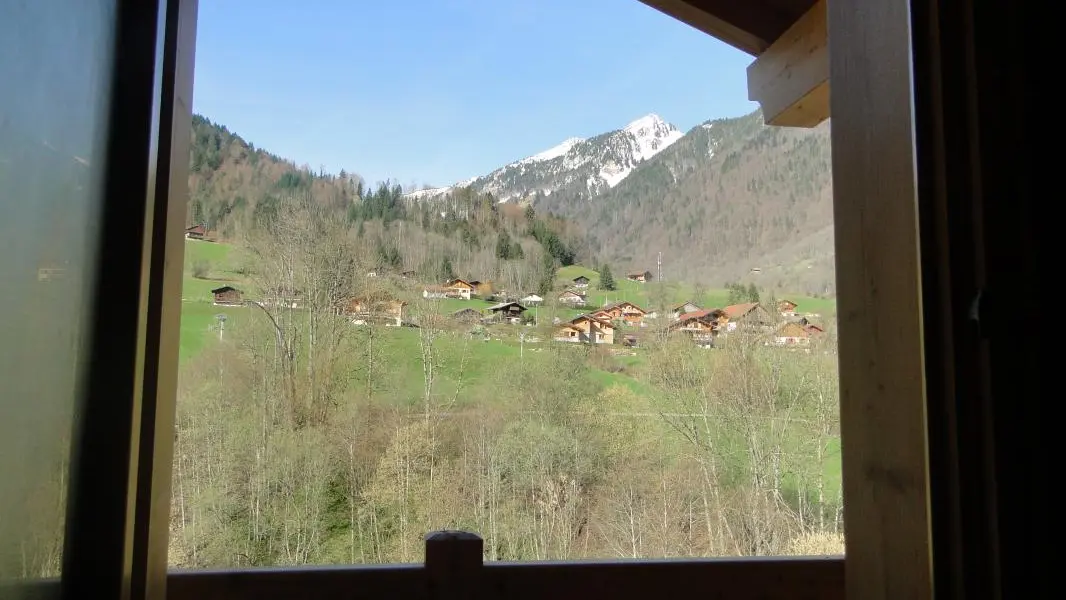 Vue du balcon au premier étage.