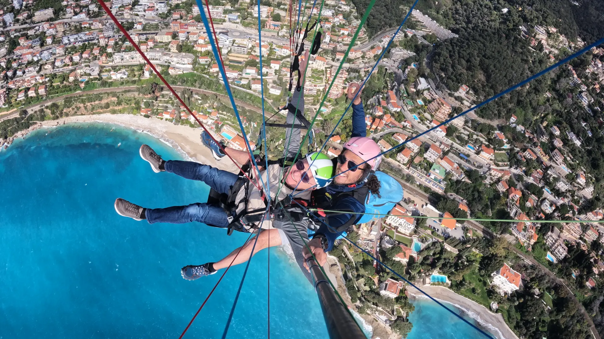 Baptême en parapente Roquebrune cap Martin