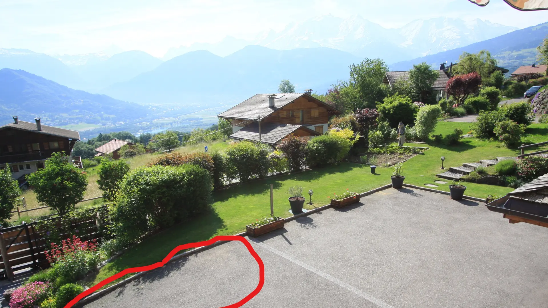 La place de parking privative