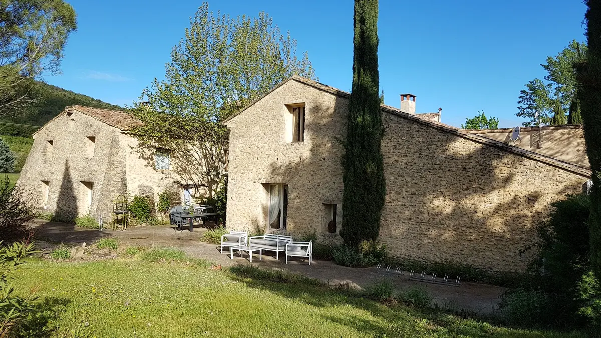 Vue sur le gîte