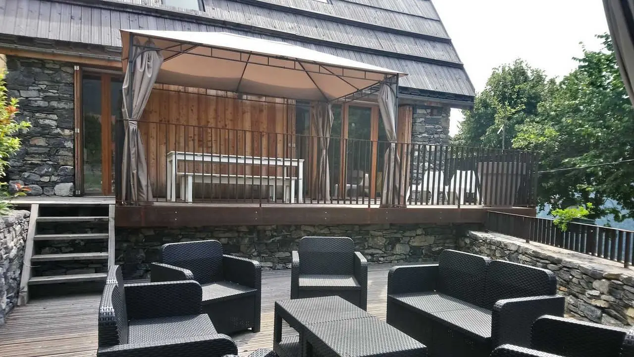 Gîte La Grange du Lavoir-Terrasse-Venanson-Gîtes de France des Alpes-Maritimes