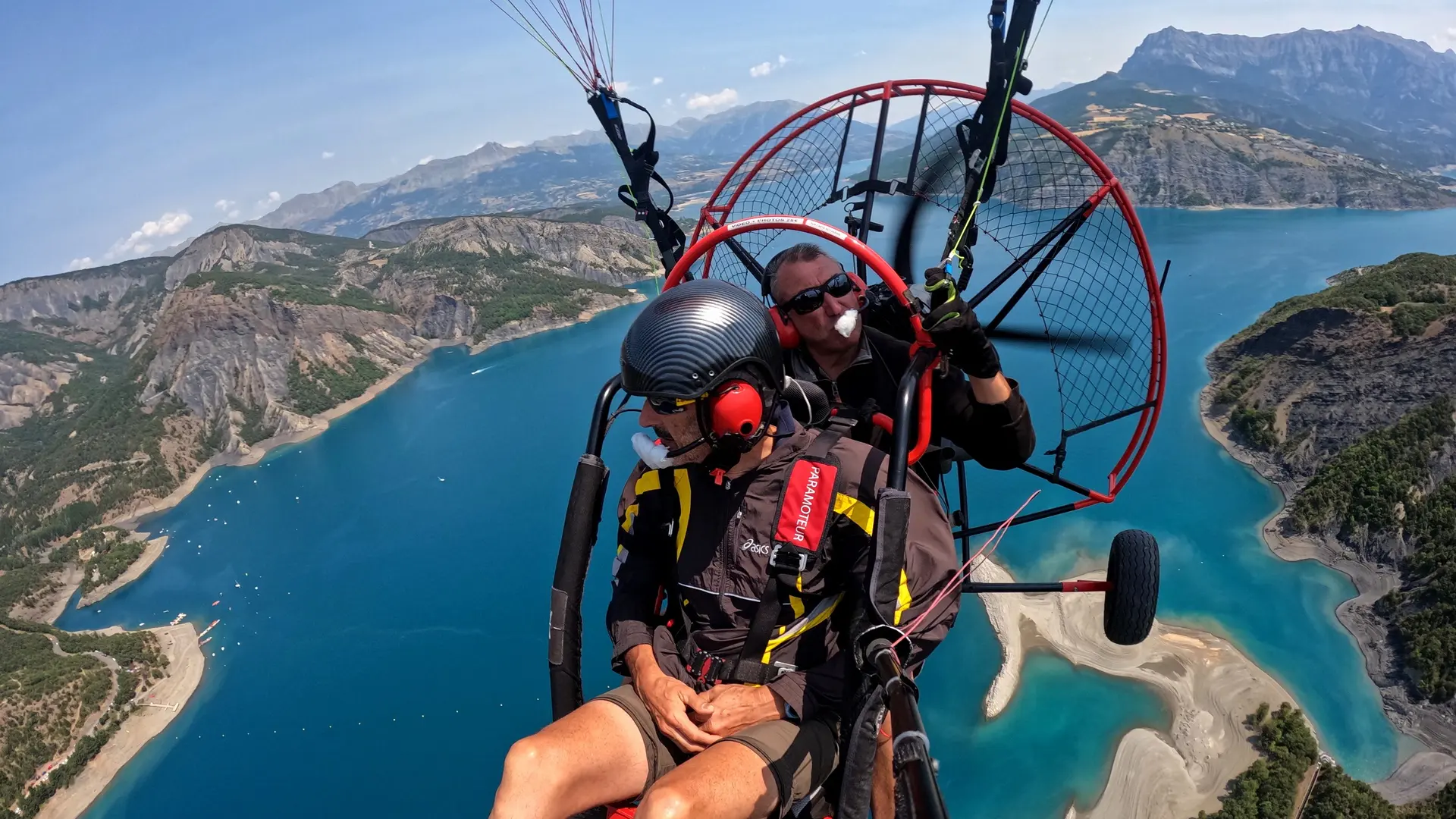 Parapente motorisé, vol évasion