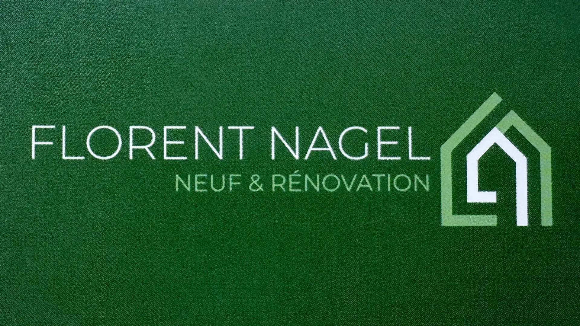 Florent Nagel - Façades, plâtrerie, peinture - carte de visite