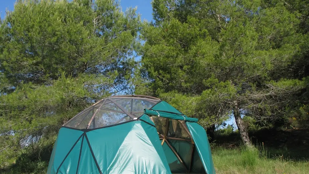 Dome geodesique