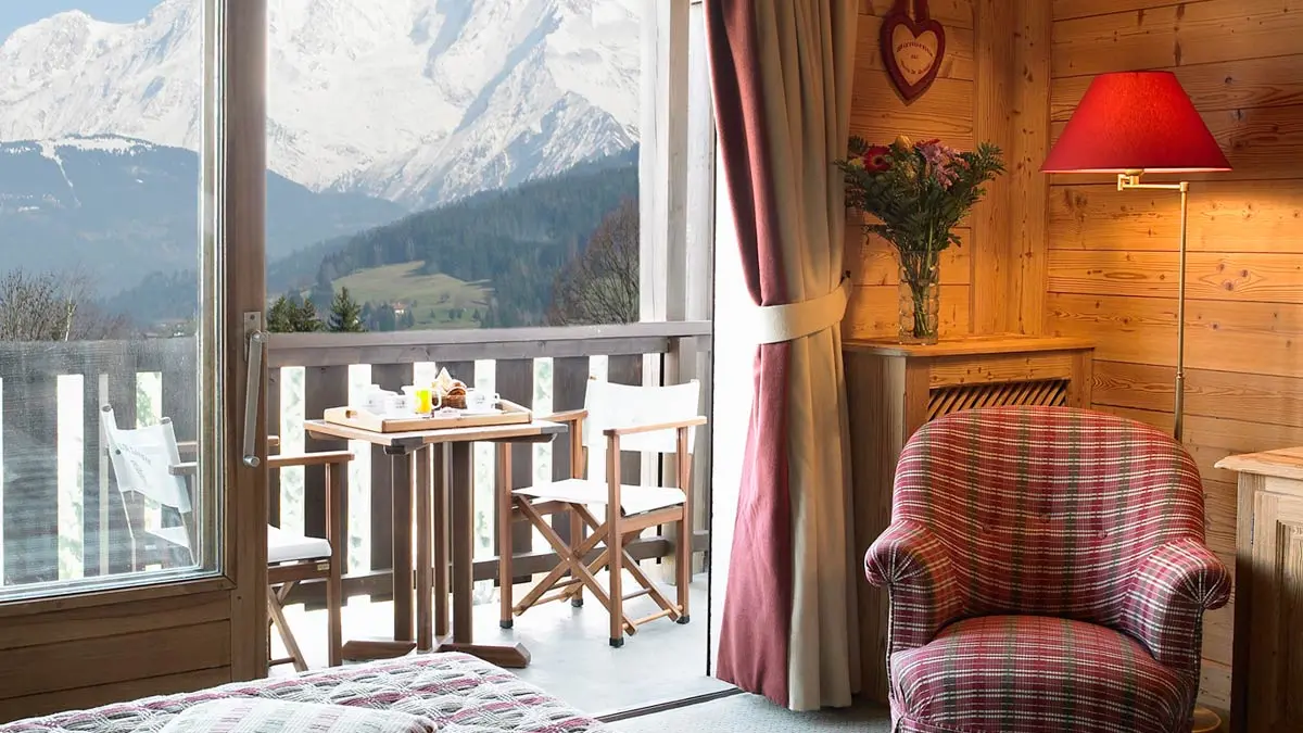 Chambre Hotel 4* Aux Ducs de Savoie à Combloux