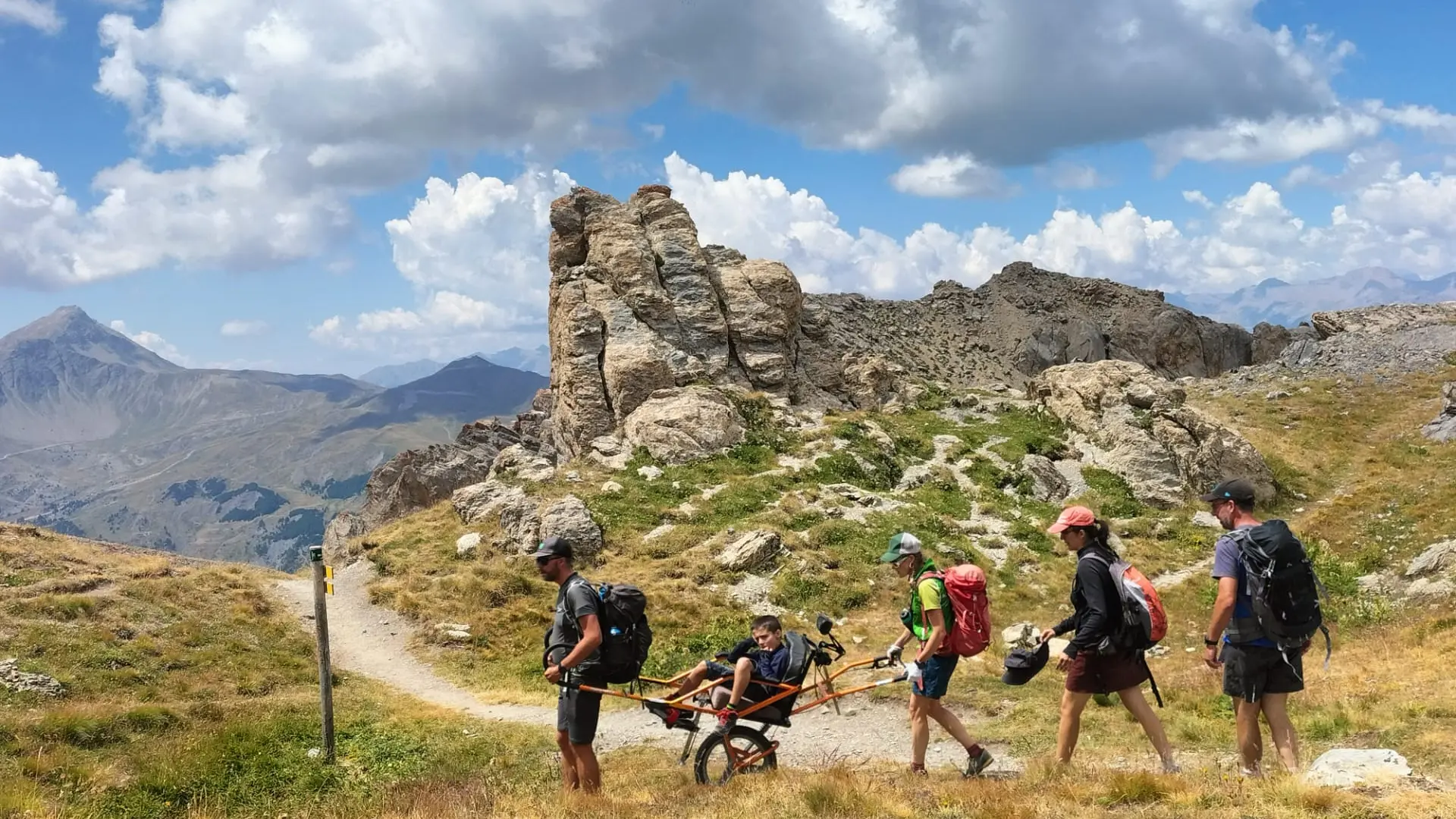 Randonnée accompagnée en Joelette