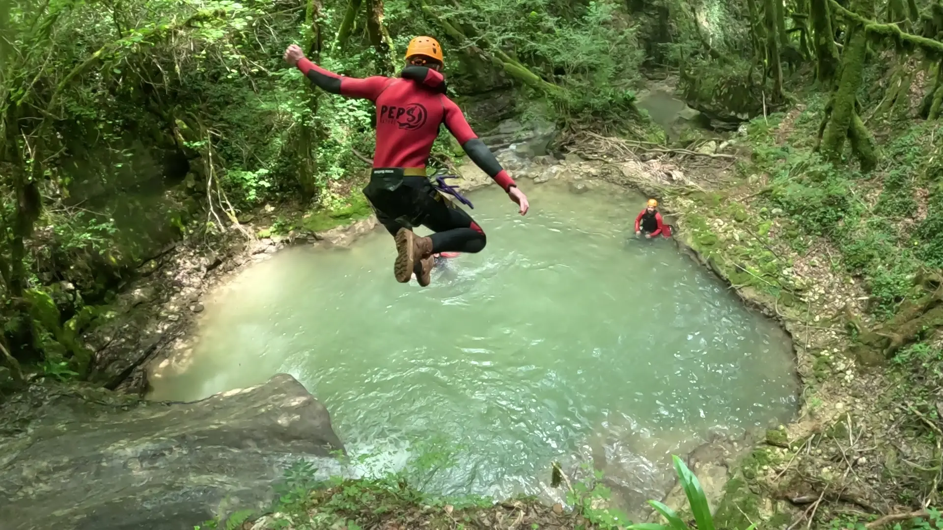 canyoning au gorges de Tréfond Pernaz (Ain Bugey)