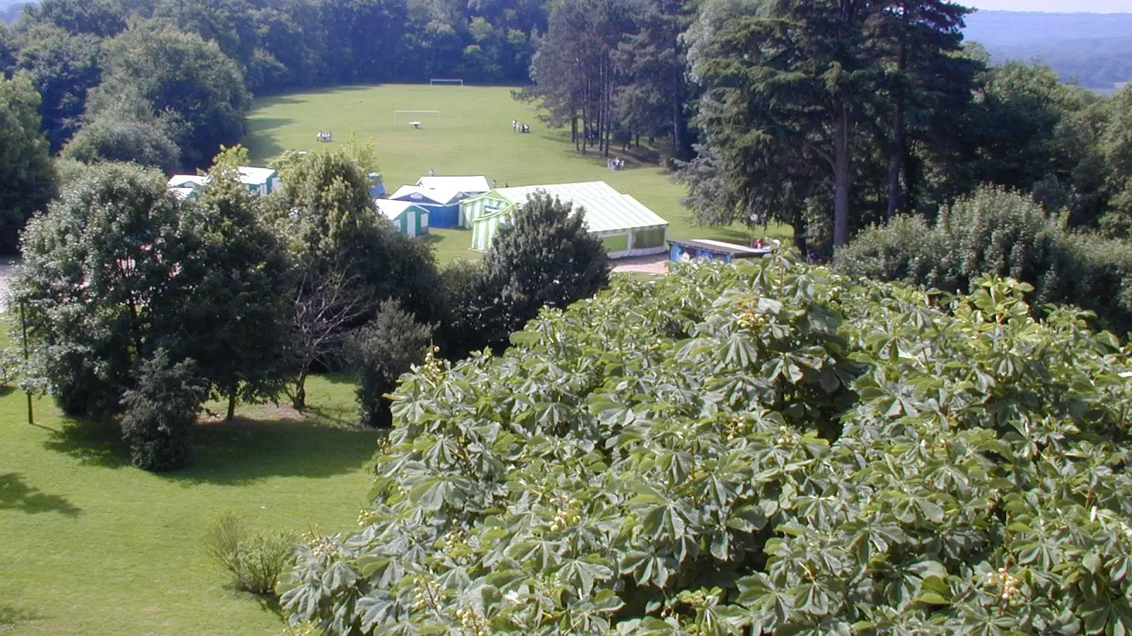 Vue sur le parc de 11 ha