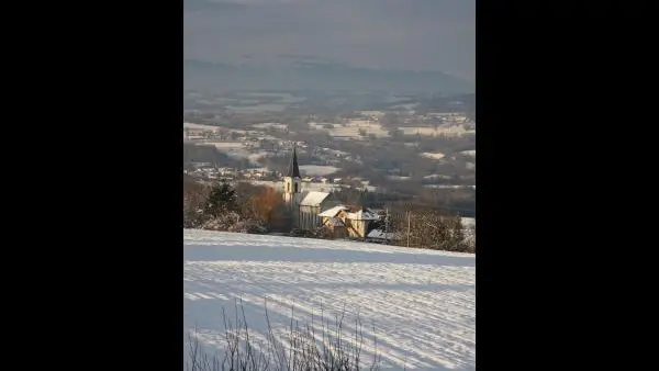 Mésigny sous la neige...