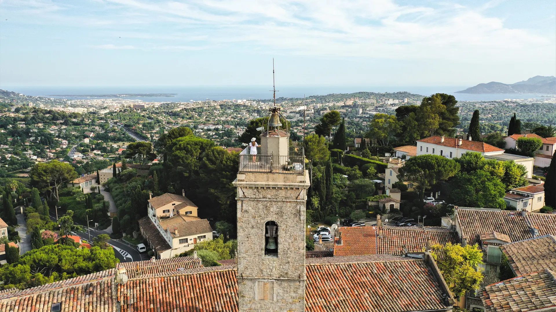 Clocher Eglise Saint Jacques Le Majeur Mougins Village