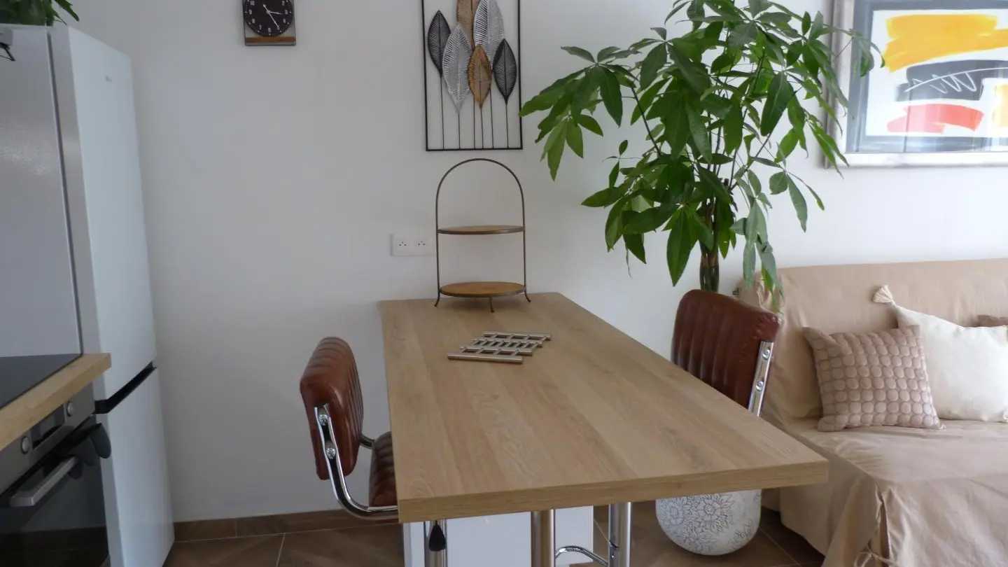 Espace repas - Citybreak Le Patricia - Menton - Gîtes de France Alpes-Maritimes