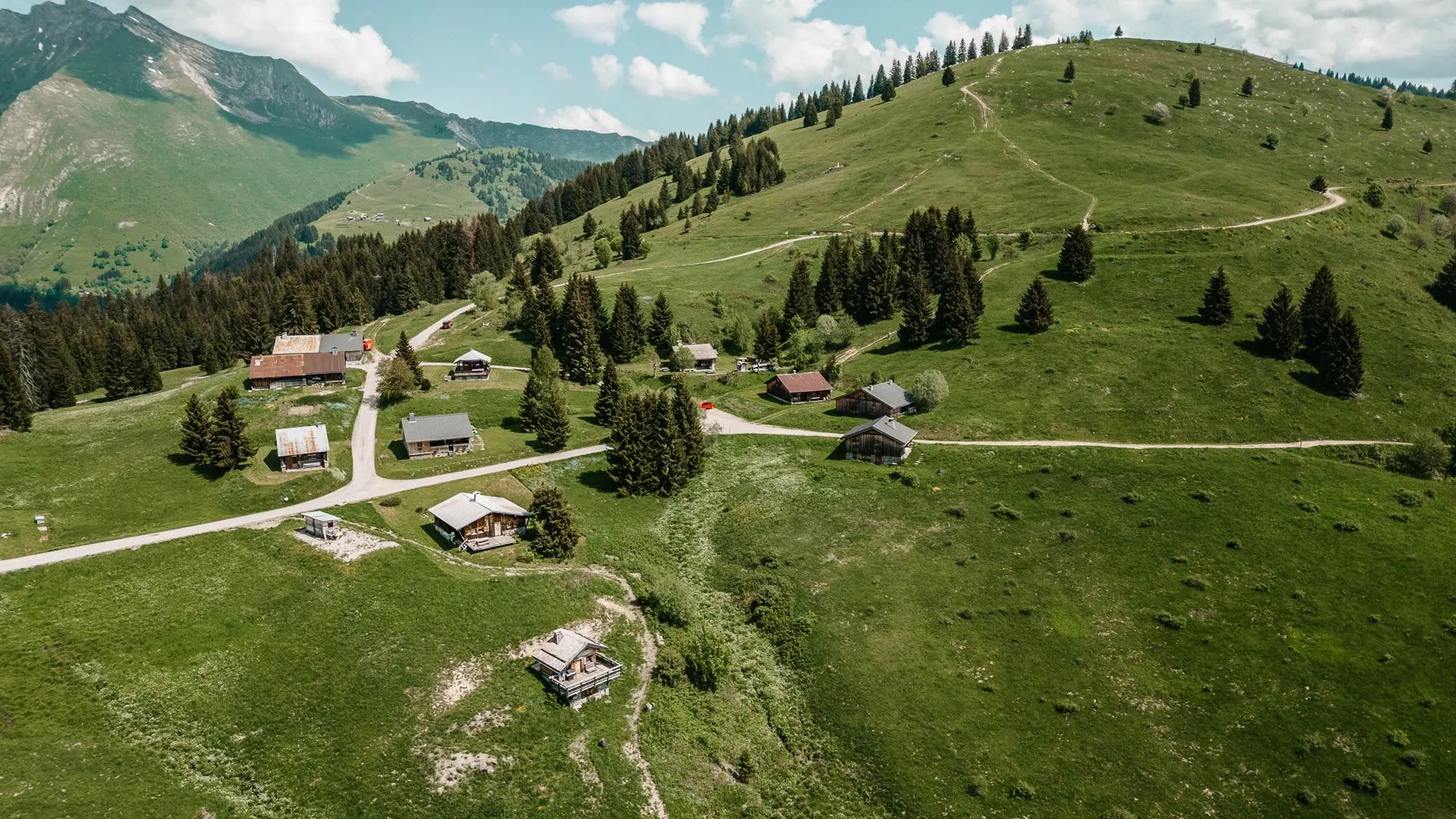 Mt Caly vue du ciel