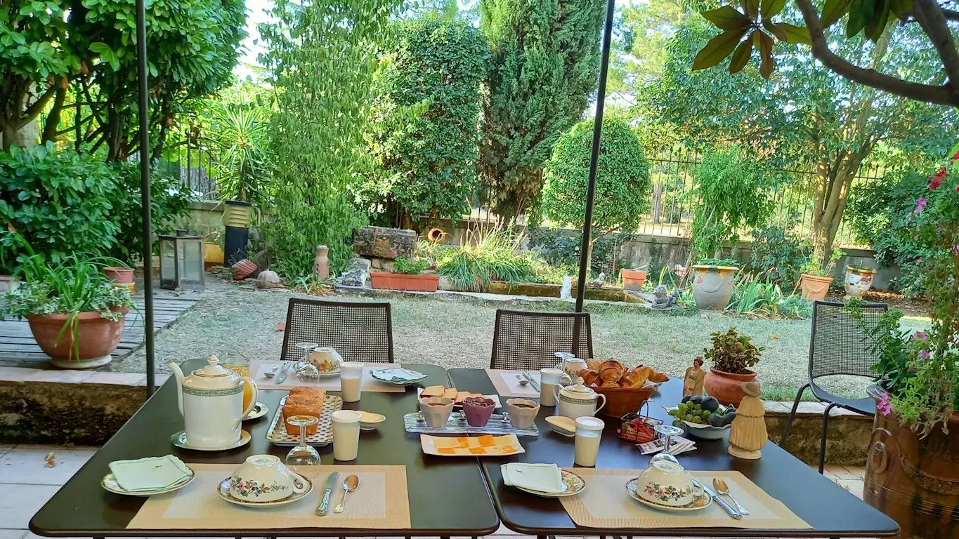 petit-déjeuner extérieur