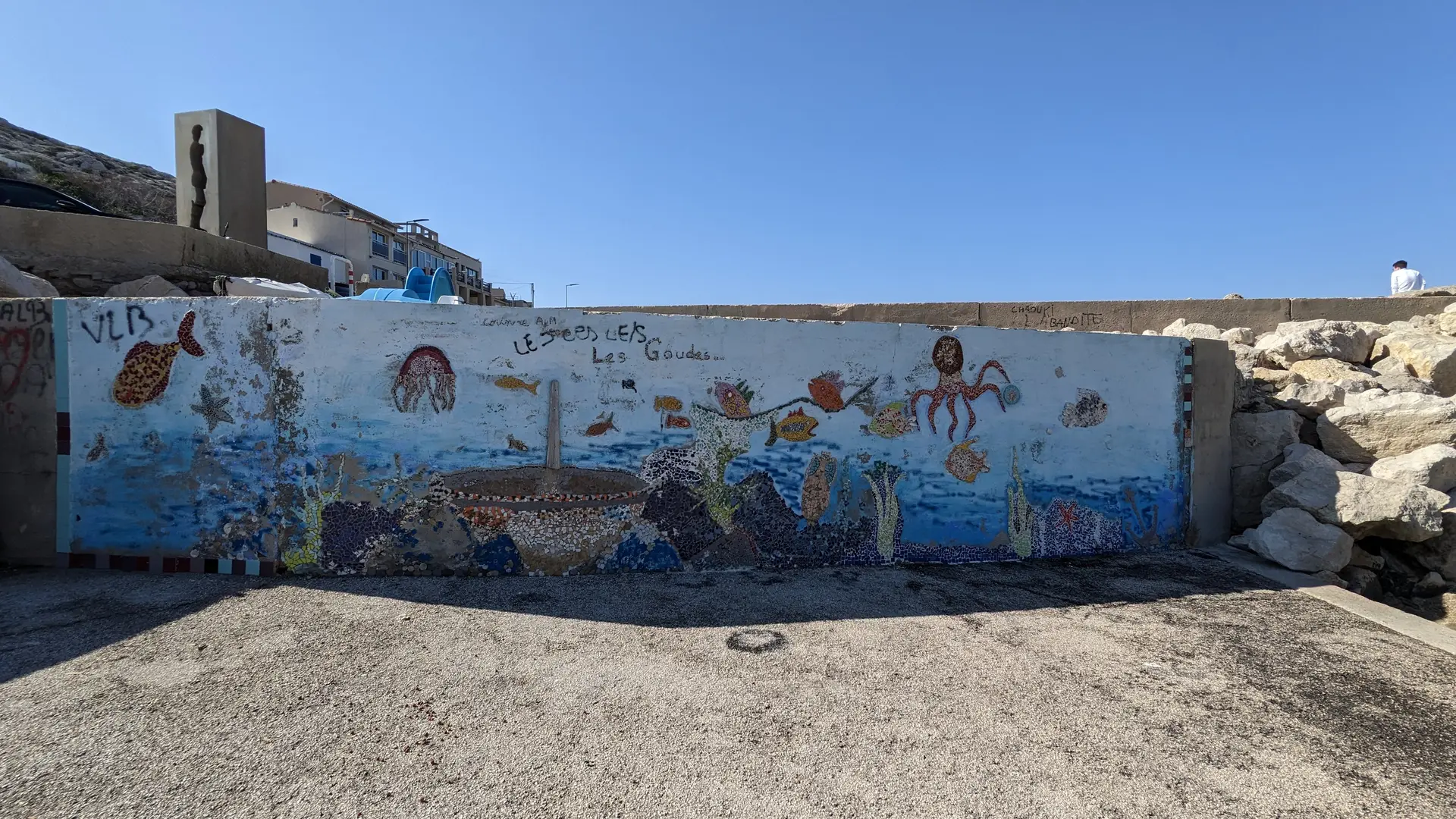 fresque port des Goudes