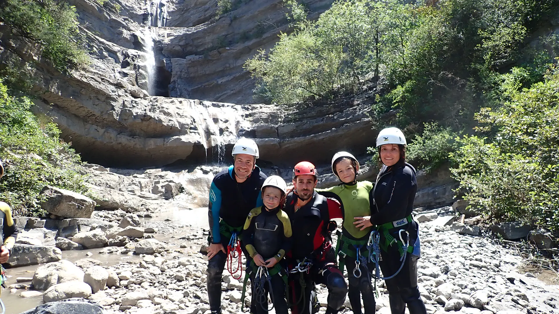 famille dans canyon de vabre etoile rando