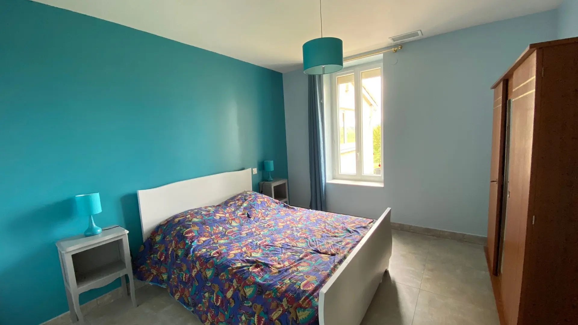 La chambre turquoise