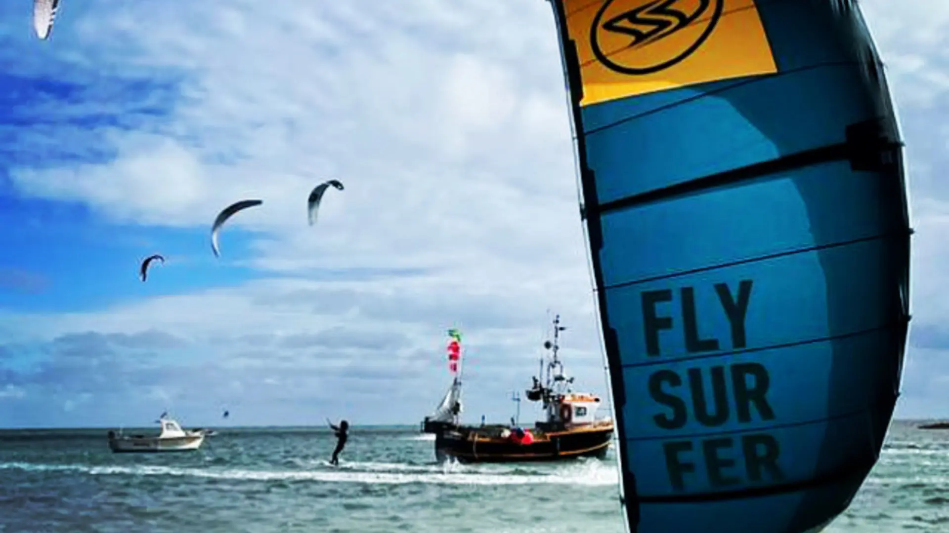 Kitesurf en Ars-en-Ré - Plage de la Grange