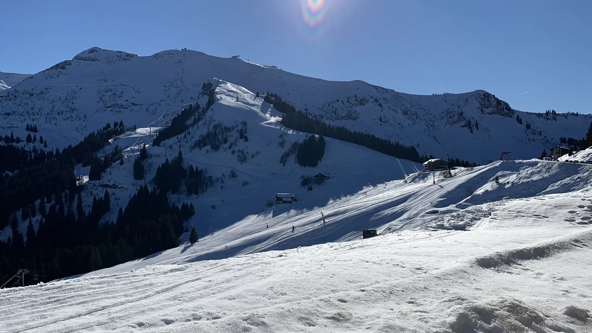 Vue sur les montagnes