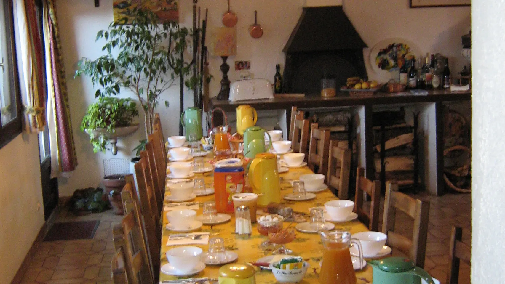 Table du petit déjeuner