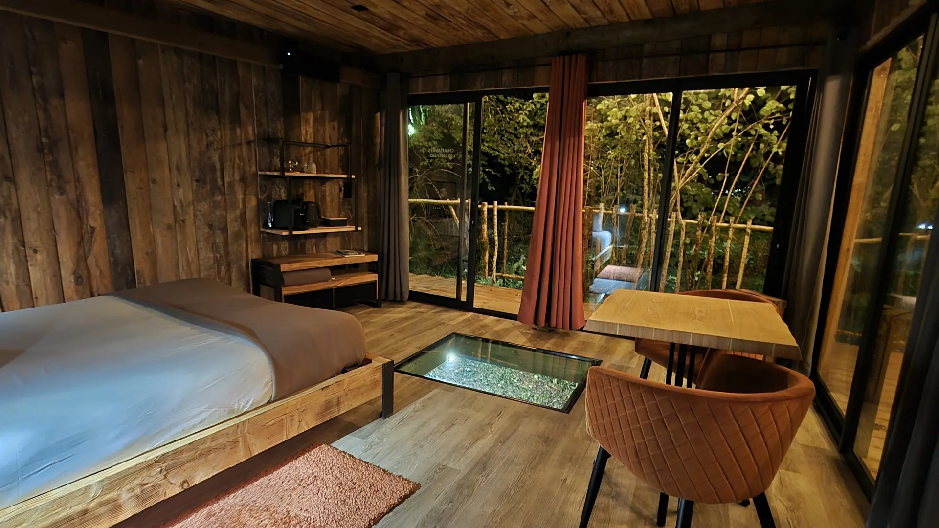 Intérieur Lodge de la Cascade Nuit