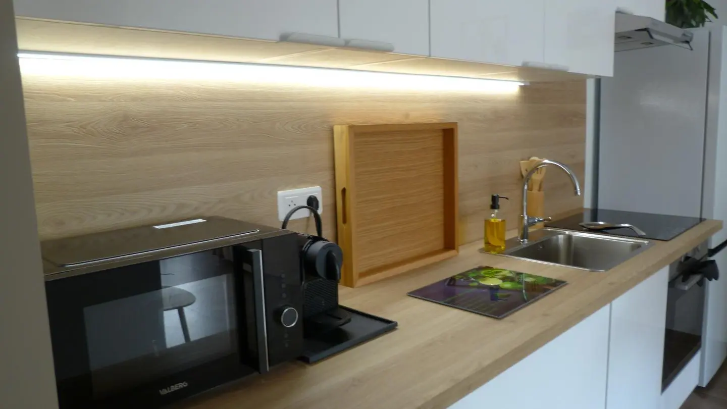 Espace cuisine - Citybreak Le Patricia - Menton - Gîtes de France Alpes-Maritimes