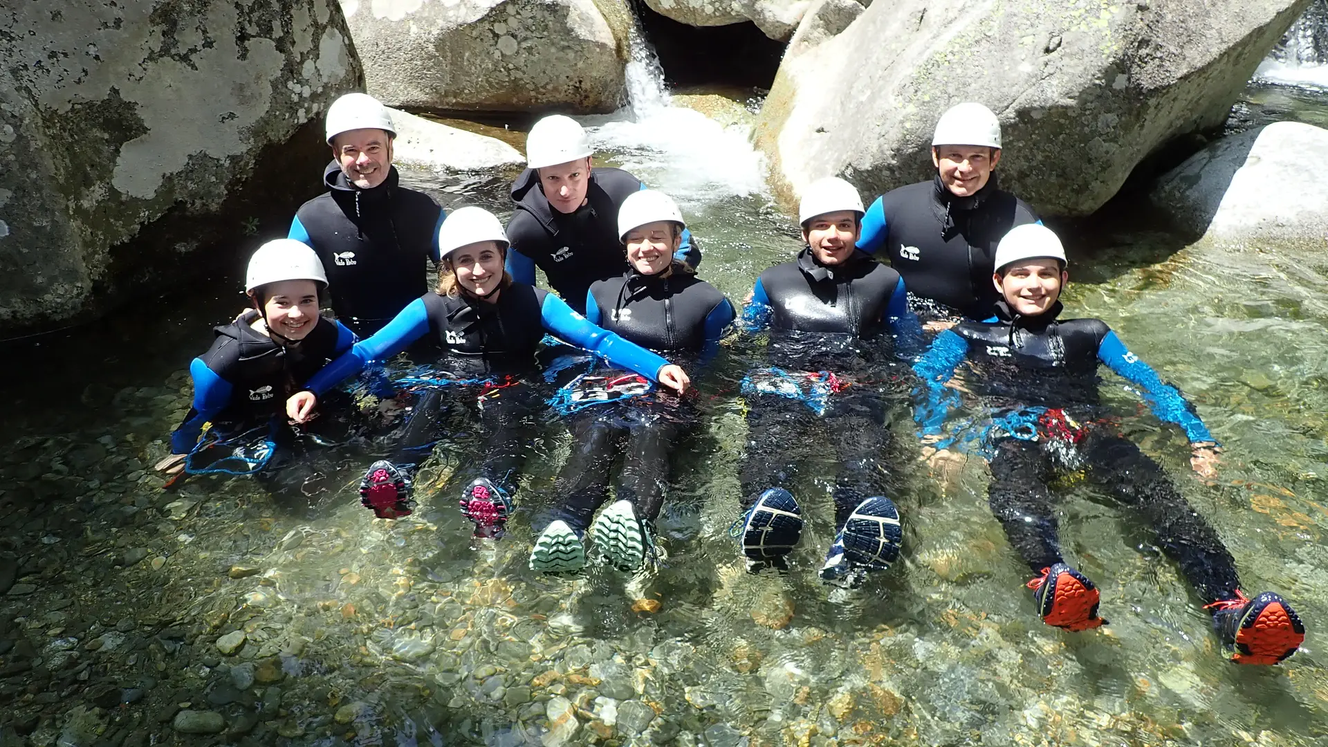 Canyoning en famille