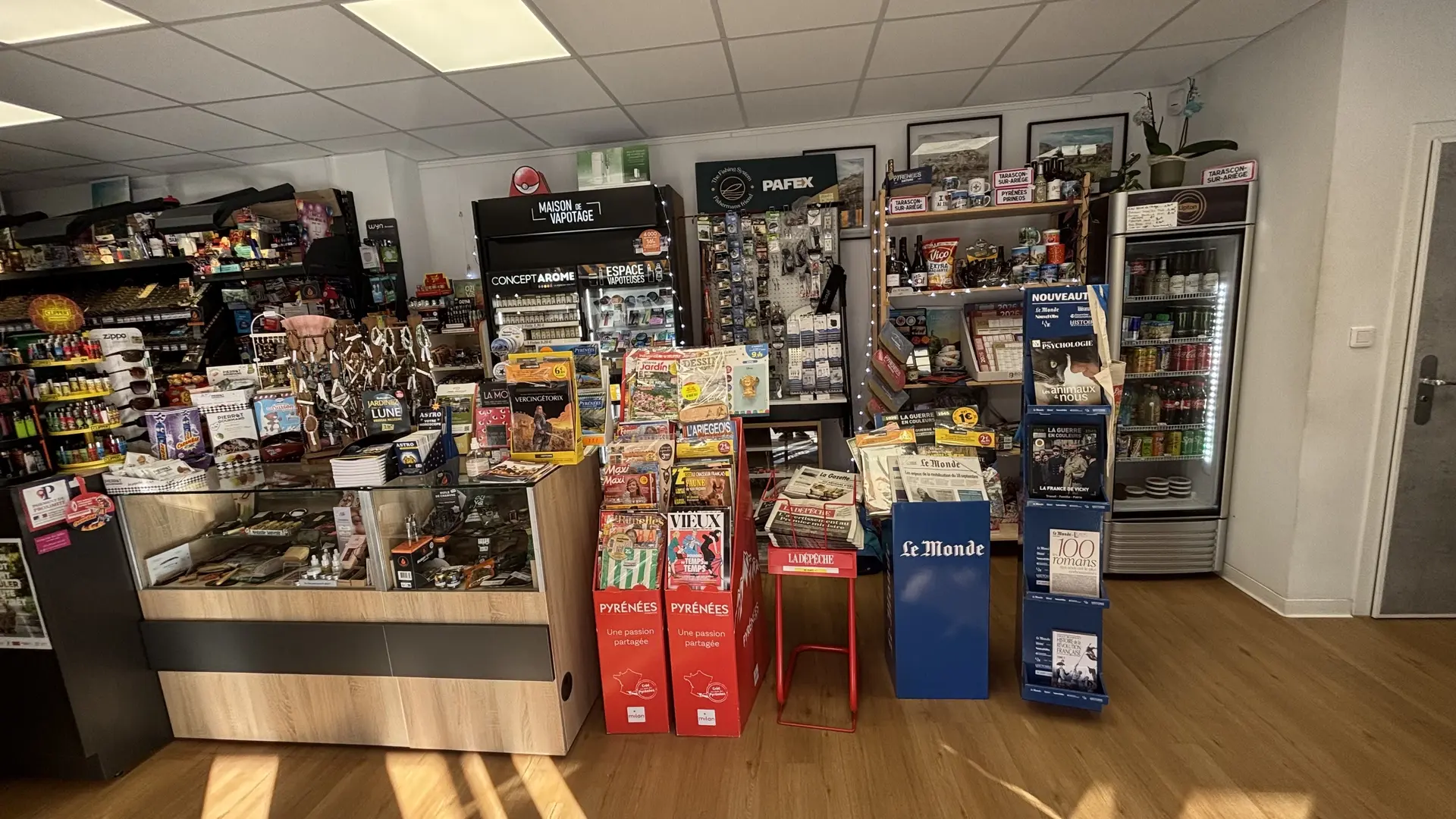 Accueil du magasin