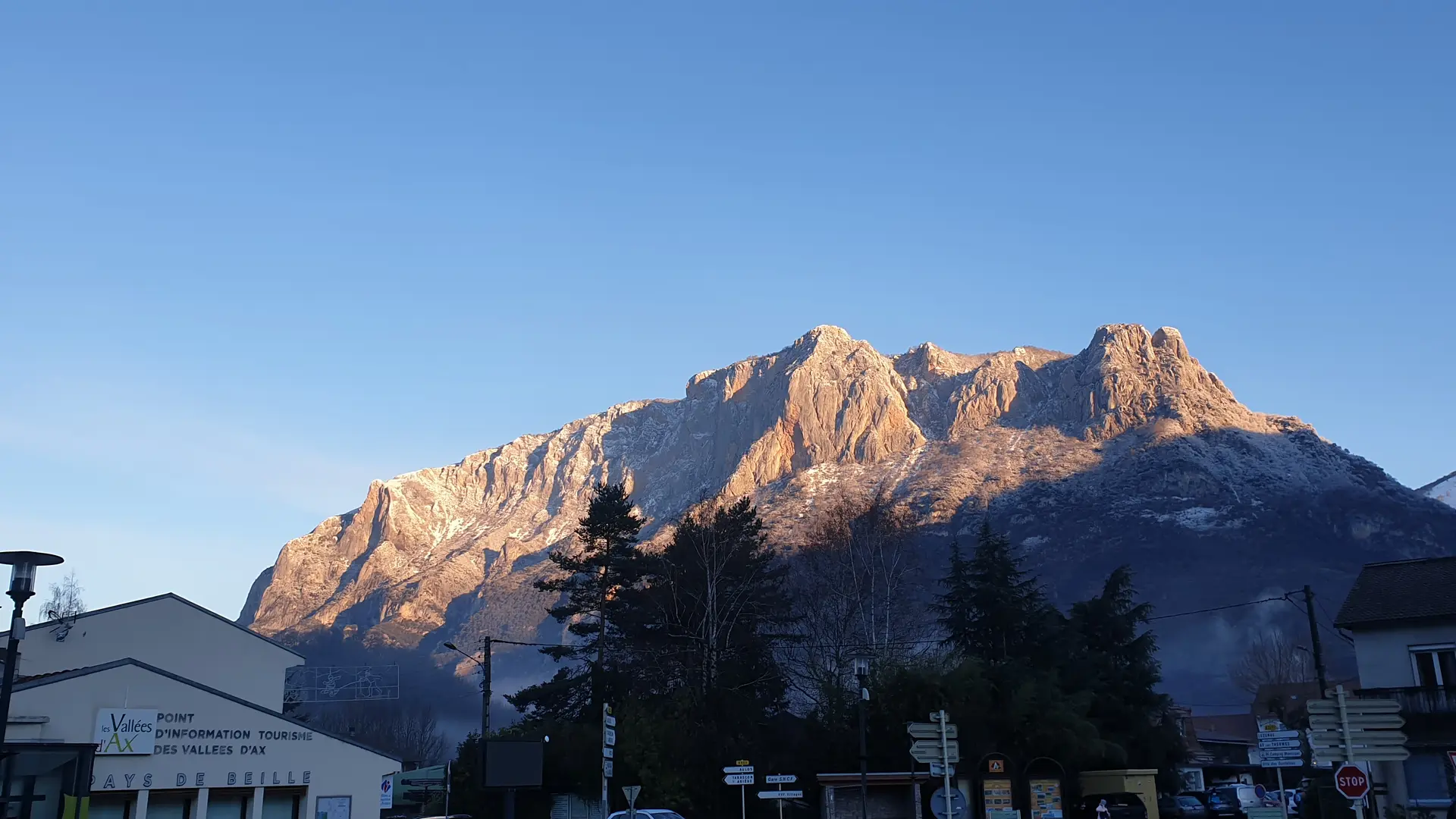 View of Quié de Sinsat from Les Cabannes station