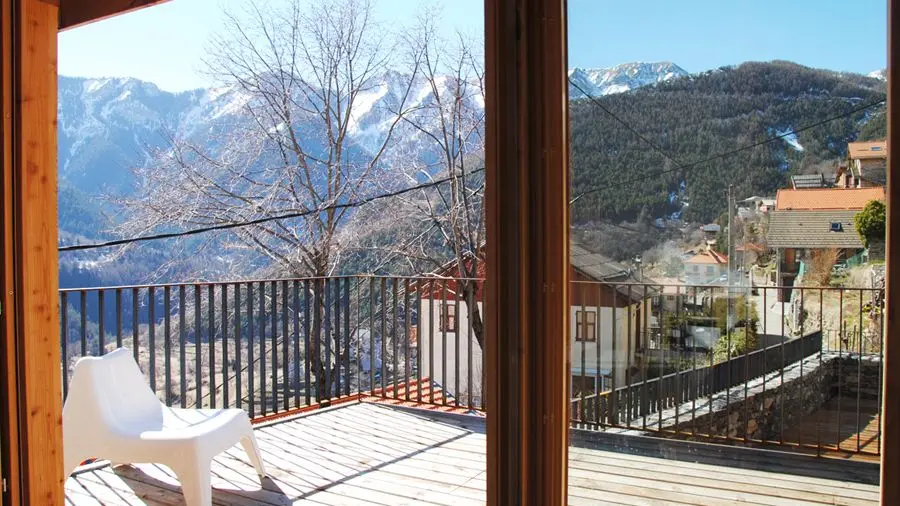 Gîte La Grange du Lavoir-Vue depuis le gîte-Venanson-Gîtes de France des Alpes-Maritimes