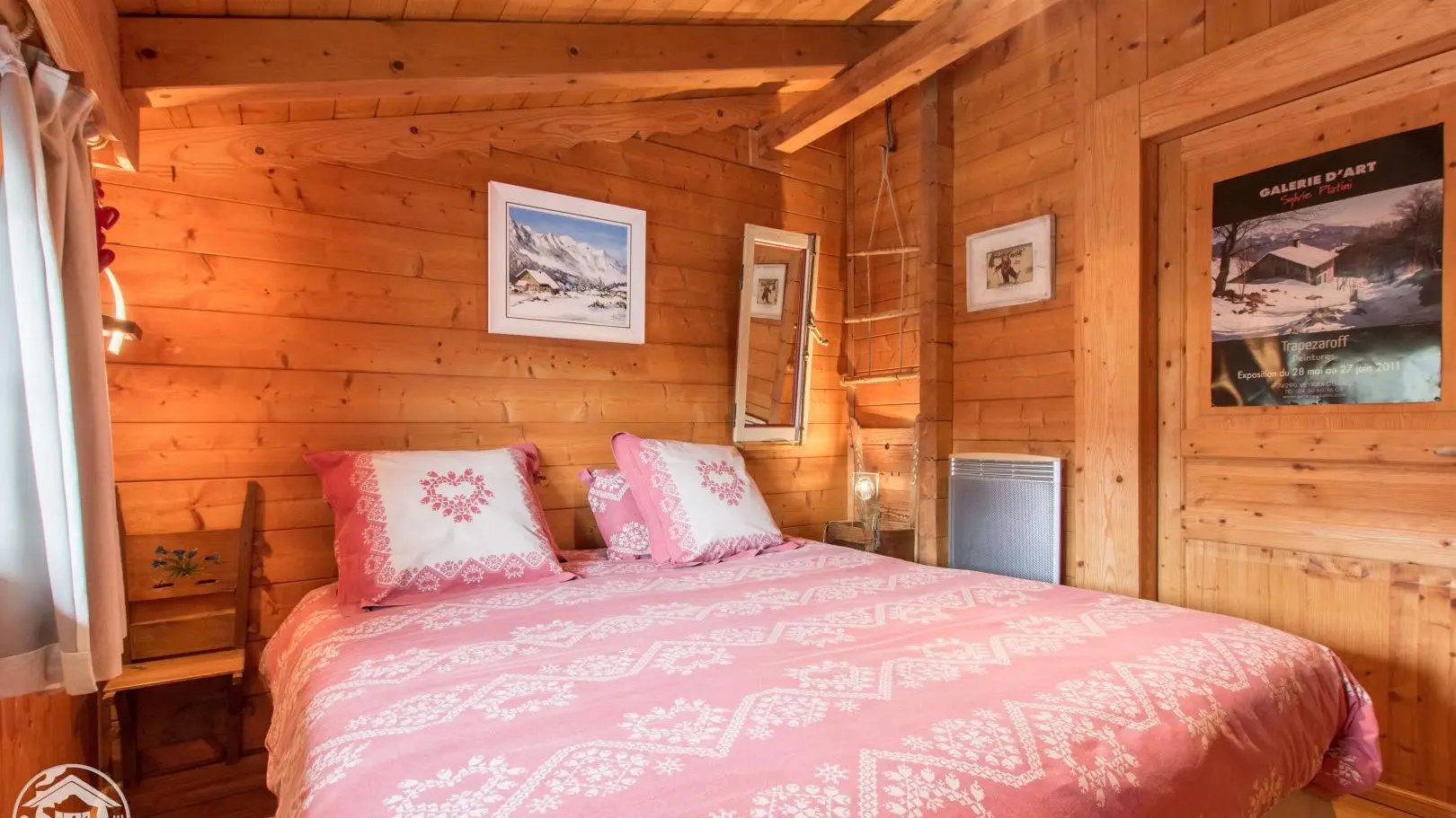 Chambre avec configuration lit double (2x90cm jumelés)
