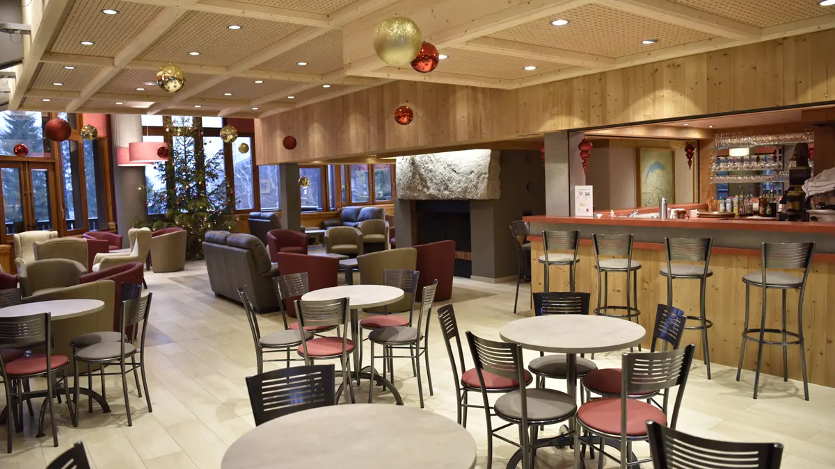 Vue sur le bar