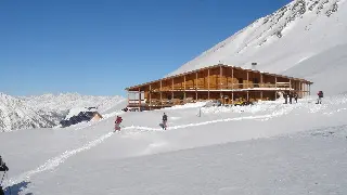 Extérieur Hiver du Refuge Agnel