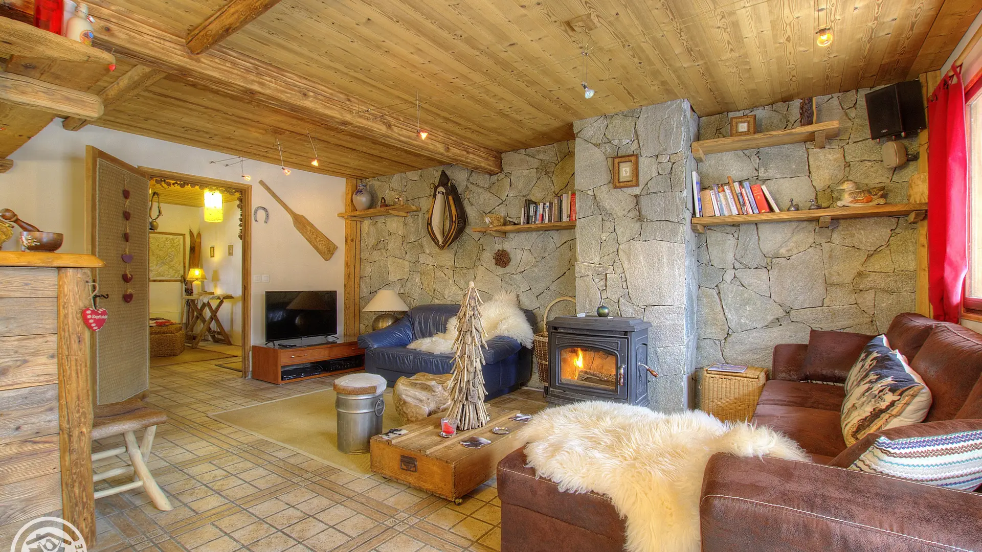 Salon/séjour - Chalet Marlyne - Thônes, Haute-Savoie