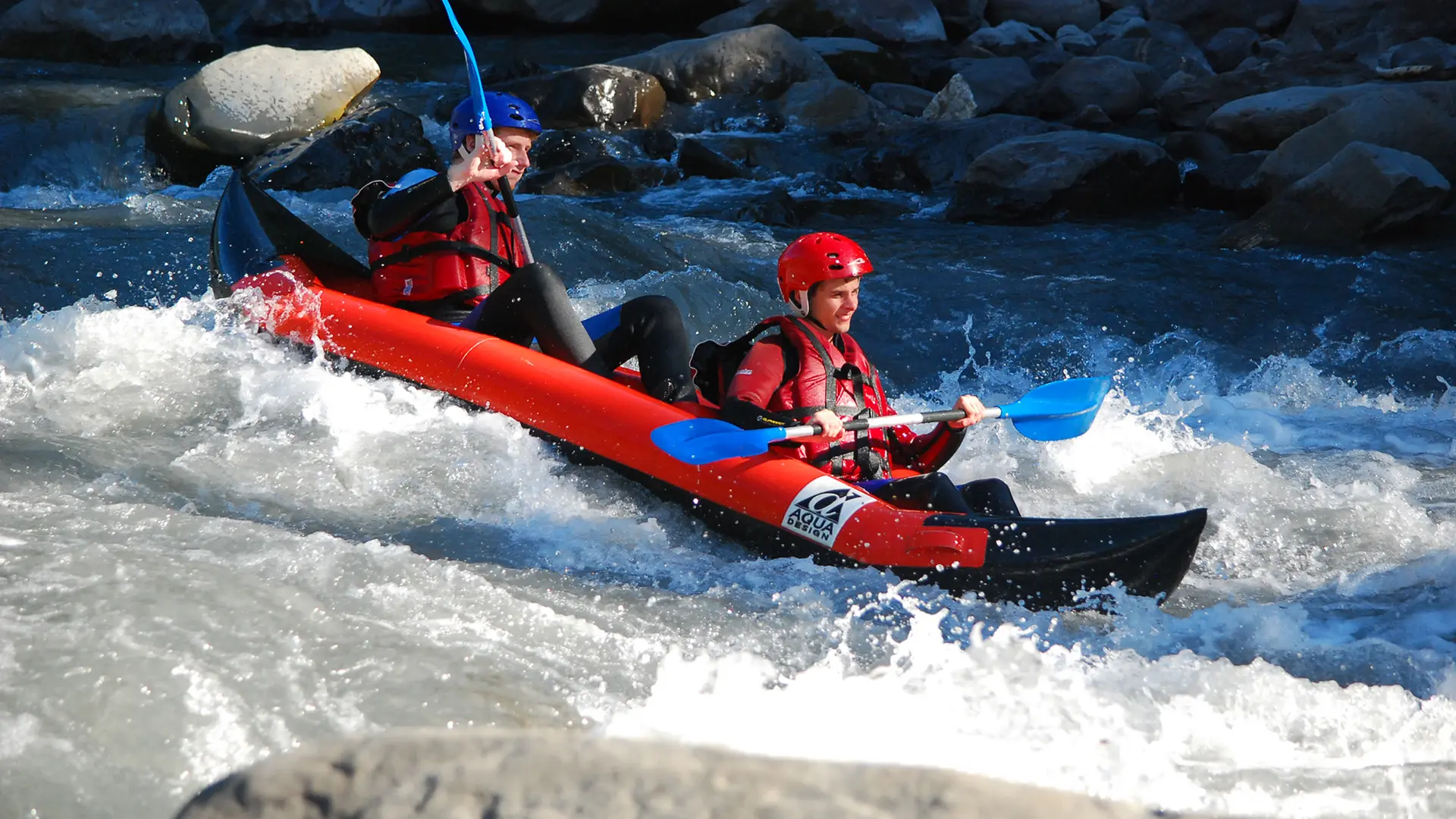 Anaconda Rafting : hot dog / kayak air