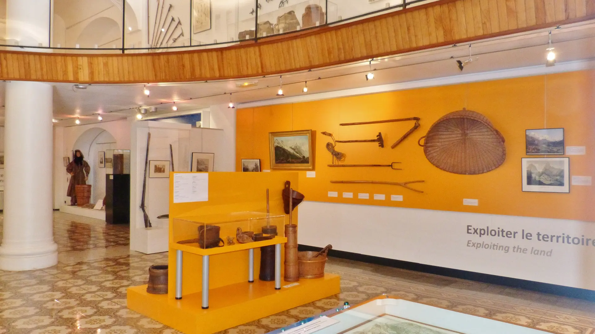 Musée Alpin Chamonix - salle repères exploiter territoire