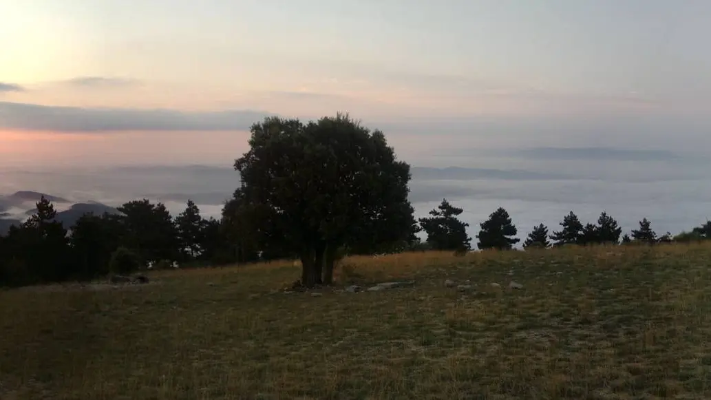 Levé du jour depuis le Mourre Nègre
