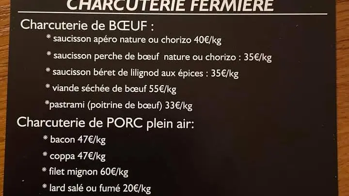 Flyer charcuterie